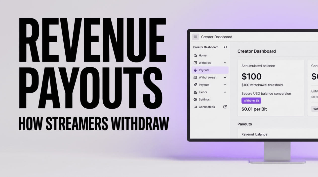 How Streamers Can Withdraw Earned Bits